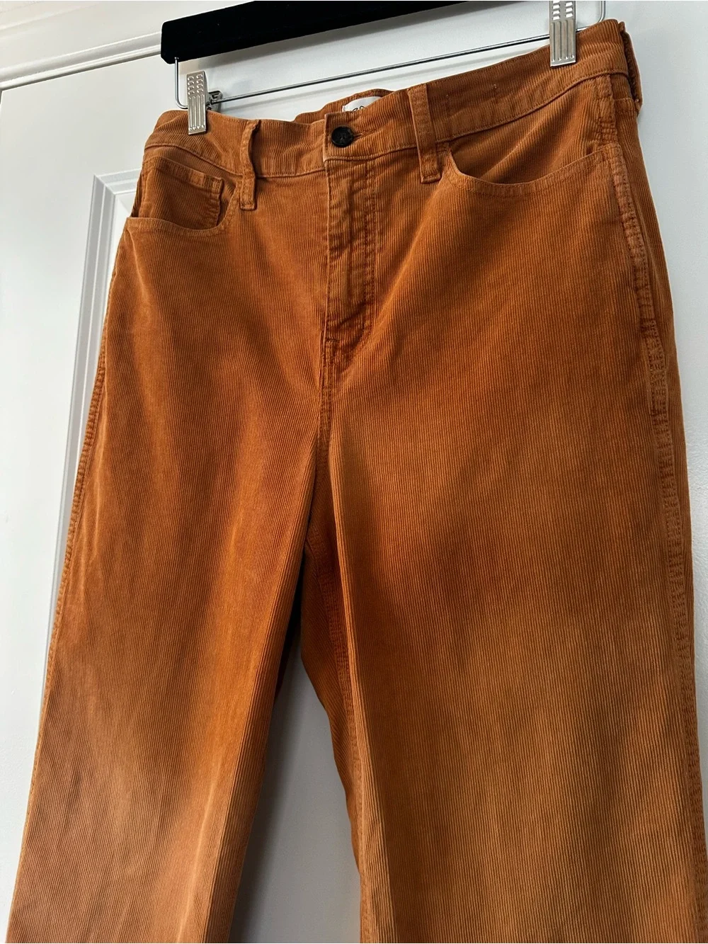 J.Crew Burnt Orange Straight Leg Corduroy Pants Fall Autumn Women's